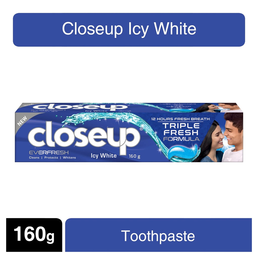 closeup Everfresh Icy White Winter Blast Toothpaste | www.burma-store.com